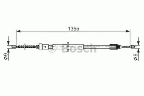 , стояночная тормозная система BOSCH 1 987 482 309