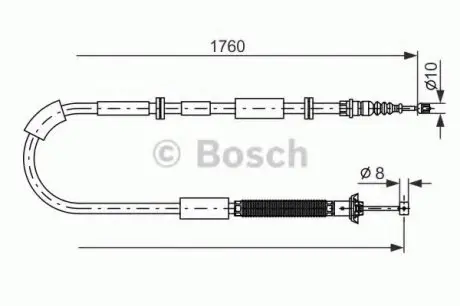 , стояночная тормозная система BOSCH 1 987 482 239