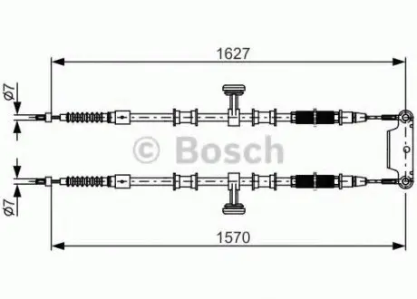 , стояночная тормозная система BOSCH 1 987 482 147