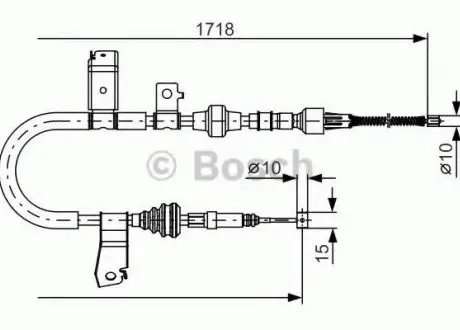 , стояночная тормозная система BOSCH 1 987 482 086