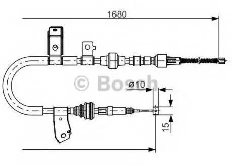 , стояночная тормозная система BOSCH 1 987 482 087