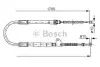 Трос, стояночная тормозная система BOSCH 1 987 477 540