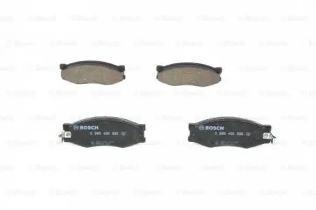Комплект тормозных колодок, дисковый тормоз BOSCH 0 986 490 990