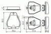 Колодки гальмівні (передні) Audi S4 2.7 97-01 BOSCH 0 986 494 215 (фото 1)