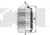 Пильовик рульового механізма GKN (Spidan) 83867