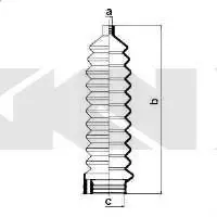 Пильовик рульового механізма GKN SPIDAN 83645