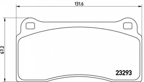 Гальмівні колодки дискові P36 018 BREMBO P 36 018
