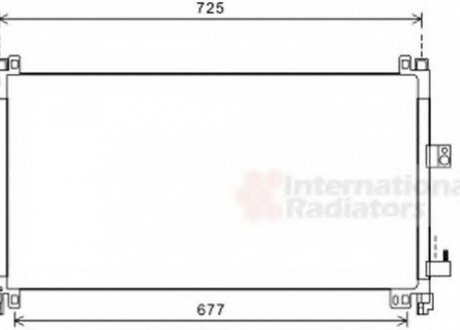 Радиатор кондиционера Van Wezel 09005273 (фото 1)