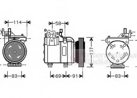 , кондиционер Van Wezel 8200K199 (фото 1)