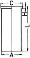 Гильза цилиндра KOLBENSCHMIDT 88364190