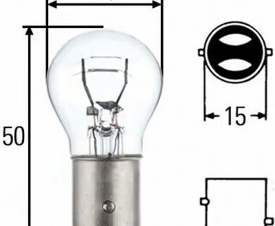 Лампа накаливания HELLA 8GD 002 078-123