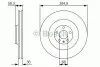 Тормозной диск BOSCH 0 986 479 R30 (фото 1)