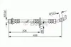 Тормозной шланг 495mm LEXUS/TOYOTA ES300/RX300/Avalon/Camry&#039;&#039;2,0-3,0&#039;&#039;91-05 BOSCH 1 987 476 963 (фото 1)