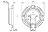 Тормозной диск BOSCH 0 986 479 V10 0 986 479 V10