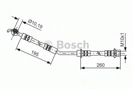 Гальмівний шланг BOSCH 1 987 481 407
