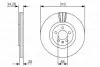 Гальмівний диск BOSCH 0986479642