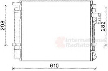 Конденсор кондиціонера SORENTO 22CRDi 09- Van Wezel 83005149 (фото 1)