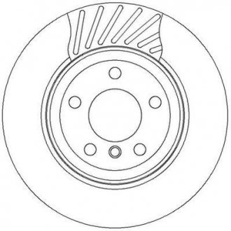 Гальмівний диск задній BMW X3 (E83) Jurid 562327JC (фото 1)