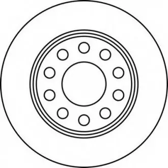 Гальмівний диск задній Audi A4 / Seat Exeo Jurid 562191JC