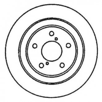 Тормозной диск Jurid 561667JC (фото 1)