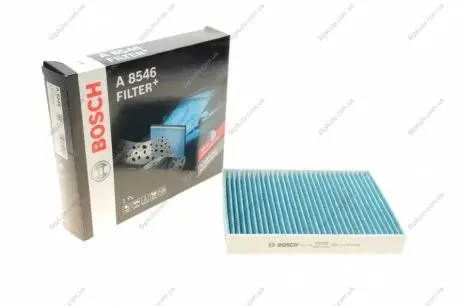 ФІЛЬТР САЛОНУ З АКТИВОВАНИМ ВУГІЛЛЯМ 0 986 628 546 BOSCH 0986628546 (фото 1)