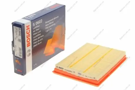 ПОВІТРЯНИЙ ФІЛЬТР S0602 F 026 400 602 BOSCH F026400602