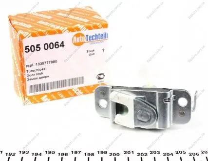 Замок двери AUTOTECHTEILE 505 0064