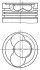 Поршень MAHLE ORIGINAL MAHLE / KNECHT 030 65 02 (фото 1)