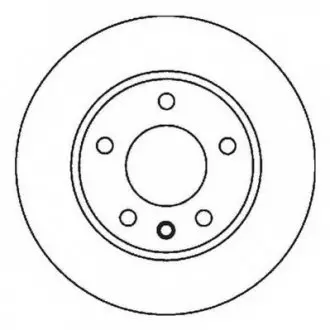 Гальмівний диск передній Audi A1, A3 / VW Golf, Polo, Bora, New Beetle Jurid 562041JC
