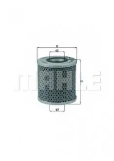 Масляный фильтр KNECHT MAHLE / KNECHT OX14D