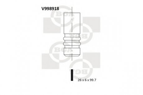 Впускной клапан BGA V998918