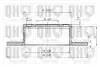 Тормозной диск QUINTON HAZELL BDC3929 (фото 1)