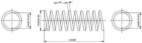 Пружина ходовой части MONROE SP3562