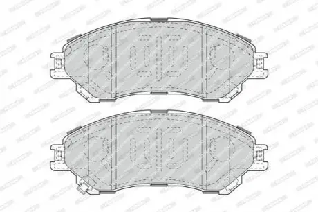 Дисковые тормозные колодки, комплект FERODO FDB4884 (фото 1)