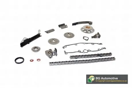 Ланцюг приводу ГРМ (к-кт) Almera/Primera 1.4/1.6i -00 (дв.GA16DE/GA14DE) BGA TC0365FK (фото 1)