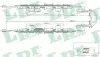 Трос, стоянкова гальмівна система LPR C0536B