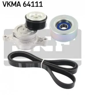 Поликлиновой ременный комплект SKF VKMA 64111