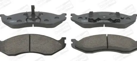 Гальмівні колодки передні Kia Carnival / Jeep Cherokee, Grand Cherokee, Wrangler CHAMPION 573713CH (фото 1)