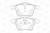 Гальмівні колодки передні Ford Galaxy, S-Max / Volvo S60, S80, V60, V70, XC70 CHAMPION 573179CH (фото 1)