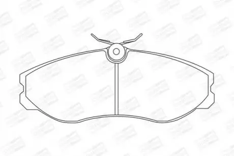 Тормозные колодки передние Nissan Serena, Terrano, Vanette / Ford Maverick CHAMPION 572382CH