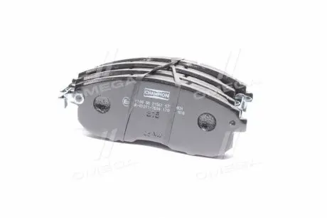 Колодка гальм. диск. NISSAN TIIDA 1.5DCI-1.8 07-; SUZUKI SX4 06 - передн. CHAMPION 573304CH