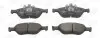 Колодка гальм. диск. FORD FIESTA, FUSION, MAZDA 2 передн. CHAMPION 573041CH (фото 1)