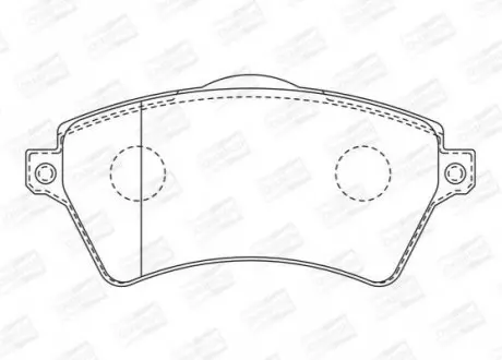 LANDROVER Тормозные колодки передние Freelander 00- CHAMPION 573102CH