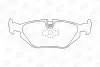 Тормозные колодки задние BMW 3-Series, Z1, Z3, Z4 CHAMPION 571527CH (фото 1)