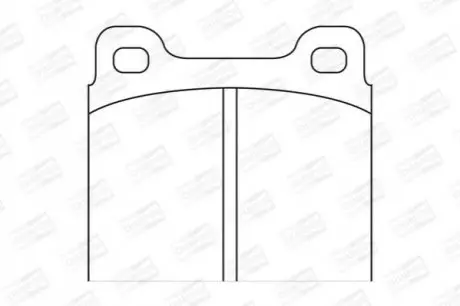 Гальмівні колодки передні Mercedes Opel / Audi / BMW / Ford / Volvo / Porsche CHAMPION 571279CH