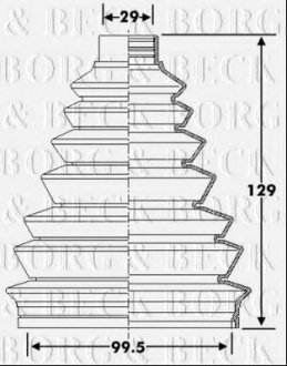 Пильовик BORG & BECK BCB6278