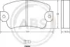 Комплект тормозных колодок ABS 36131