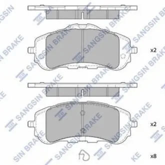 Тормозные колодки SANGSIN Hi-Q (SANGSIN) SP4210