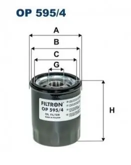 Фільтр масляний OP 595/4 FILTRON OP5954