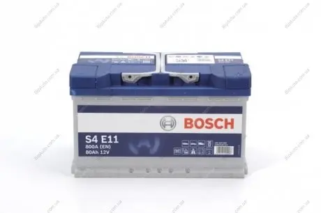 АКБ S4E 80А*ч 730А система СТАРТ-СТОП BOSCH 0092S4E111